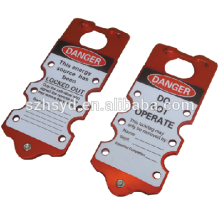 Approve CE more color for choice 18mm length*76mm width spark-proof aluminum hasp lockout tagout